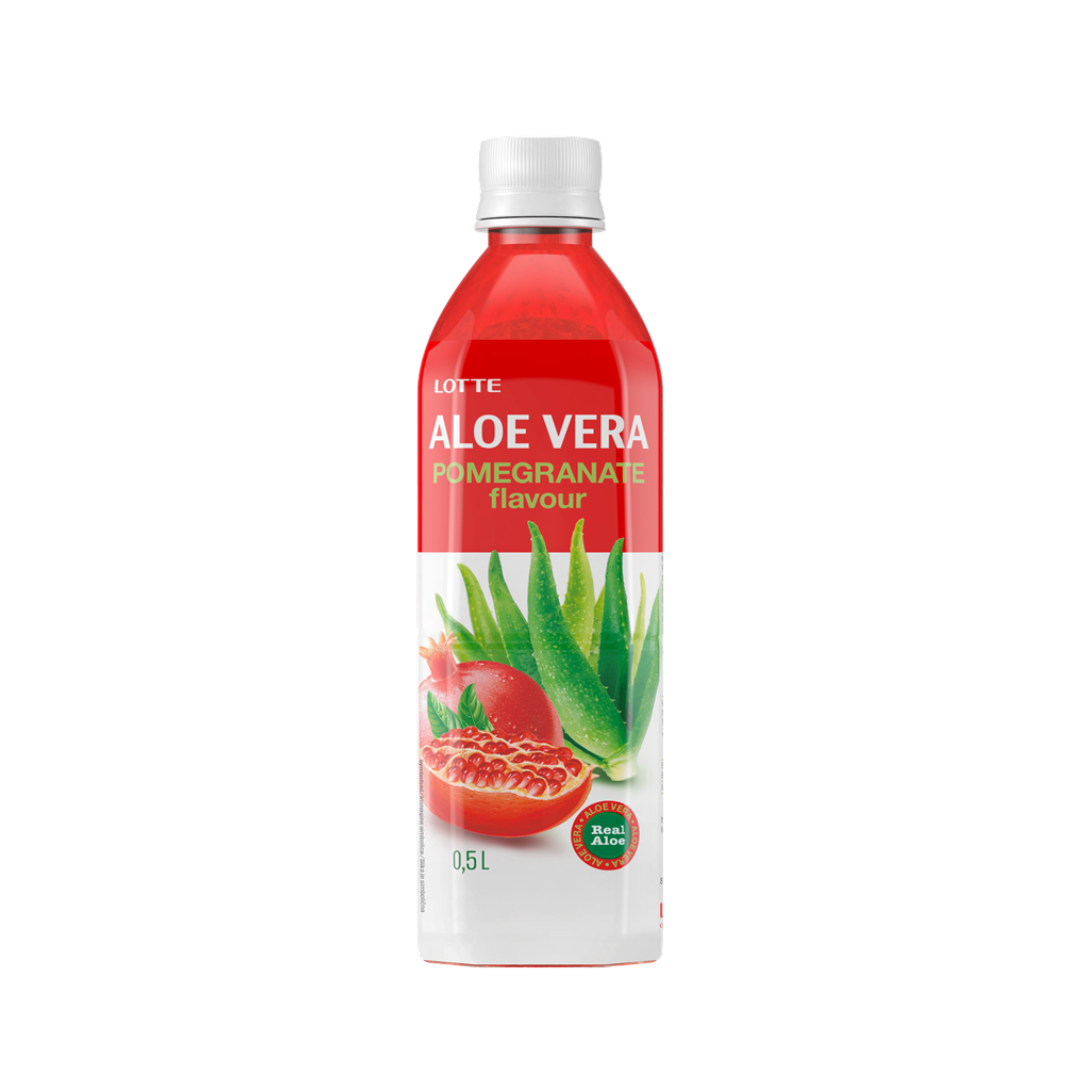 Lotte Aloe Vera Pomegranate Flavour 500ml Lotte Aloe Vera Pomegranate Flavour 500ml