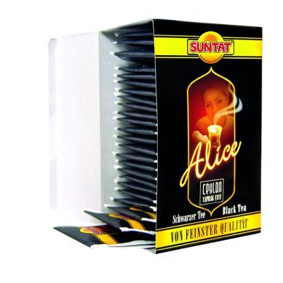 Suntat Alice Ceylon Beuteltee mit Bargamotte 25 Stück Suntat Alice Ceylon Beuteltee mit Bargamotte 25 Stück