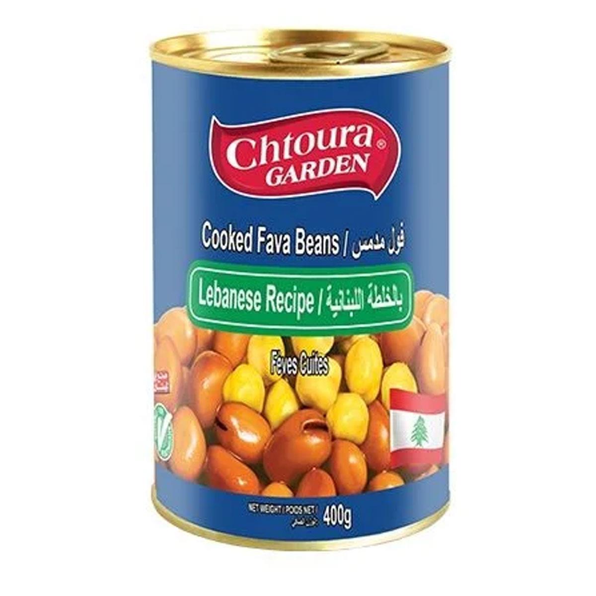 Chtoura Garden gekochte Saubohnen nach libanesischer Art 400g Chtoura Garden gekochte Saubohnen nach libanesischer Art 400g