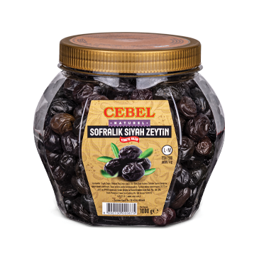 Cebel Siyah Zeytin - Schwarze Oliven mit Stein L-M 1000g Cebel Siyah Zeytin - Schwarze Oliven mit Stein L-M 1000g
