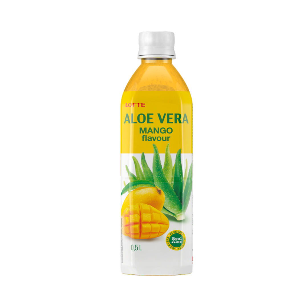Lotte Aloe Vera Mango Flavour 500ml Lotte Aloe Vera Mango Flavour 500ml