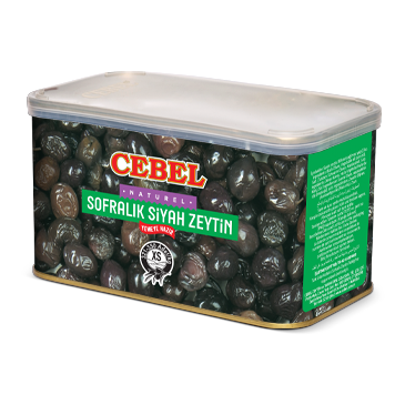 Cebel Sofralik Siyah Zeytin- Schwarze Oliven mit Stein S 750g Cebel Sofralik Siyah Zeytin- Schwarze Oliven mit Stein S 750g