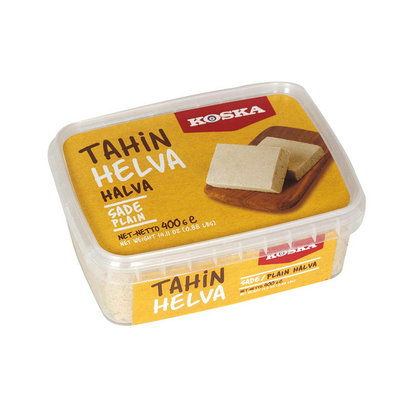 Koska Tahin Helva - Süsswarenspezialität mit sesampaste 350g Koska Tahin Helva - Süsswarenspezialität mit sesampaste 350g