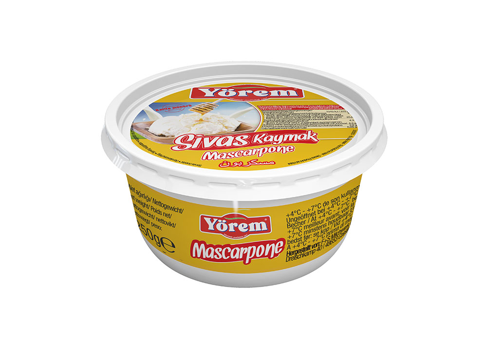 Yörem Sivas Tipi Kaymak Mascarpone 250g Yörem Sivas Tipi Kaymak Mascarpone 250g